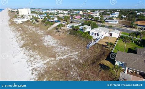 Panama City Beach Aerial View, Florida Stock Photo - Image of water ...