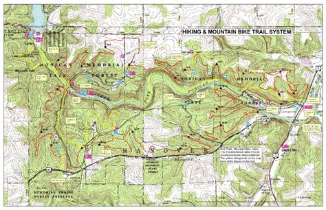 Mohican State Park Trails Map | Trails End Restaurant | Pizza | Bar