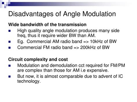 PPT - COMMUNICATION SYSTEM EEEB453 Chapter 3 (III) ANGLE MODULATION PowerPoint Presentation - ID ...