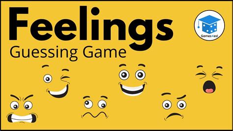 Guess The Feelings Game For Kids - YouTube