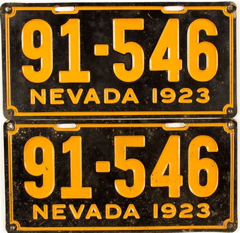 Nevada License Plates