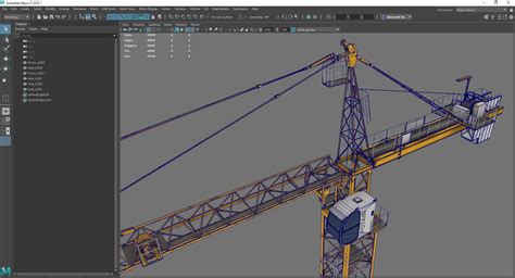 Tower crane potain mc 3D model - TurboSquid 1618147