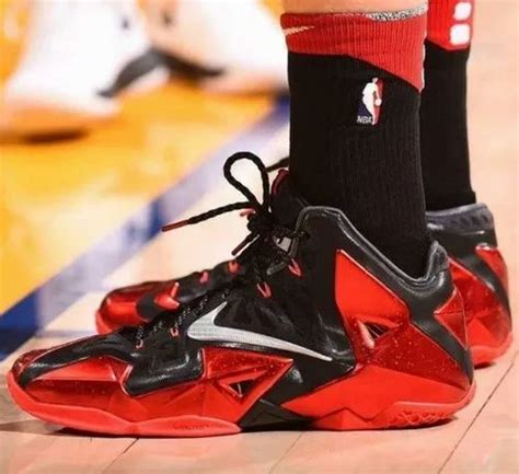 Men Nike Lebron 11 Red/Black at Rs 3500/pair in Surat | ID: 23462153897