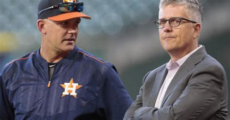 Astros fire GM and manager over sign stealing scandal - CBS News