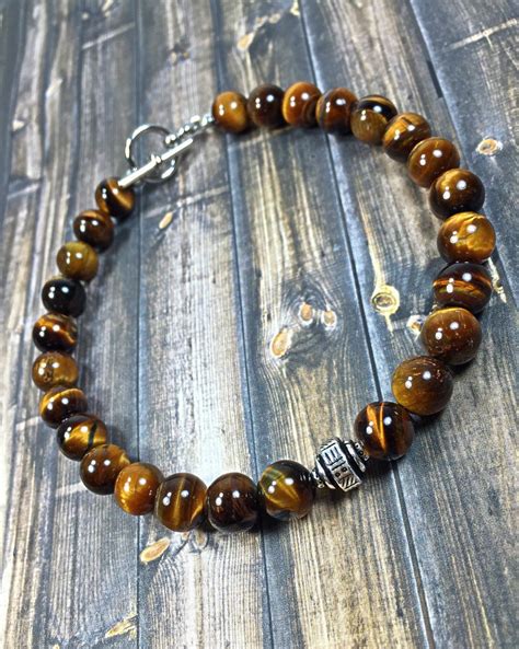 Mens beaded bracelet mens bracelet beaded bracelet stretch