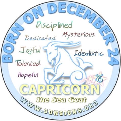 December 24 Zodiac Horoscope Birthday Personality - SunSigns.Org