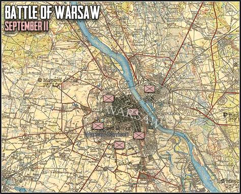 Battle of Warsaw 1939 Animated - Althist : r/map