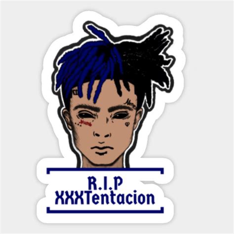 XXXTentacion Tribute Art - Xxxtentacion - Sticker | TeePublic