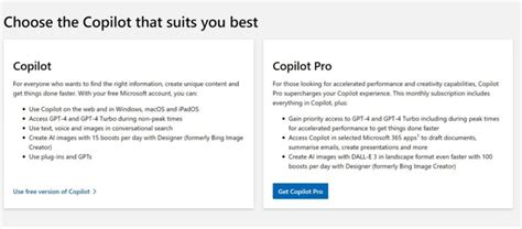 Microsoft Copilot (Free) vs Copilot Pro: Differences & Features - WebSetNet