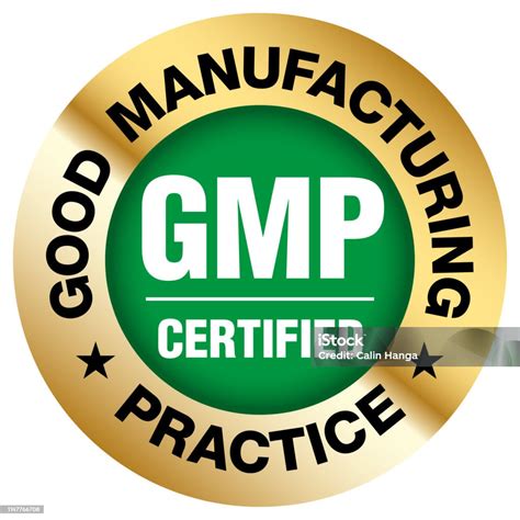 Gmp Badge Stock Illustration - Download Image Now - Manufacturing, Advertisement, Audit - iStock