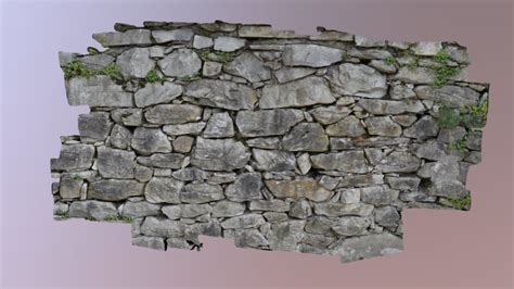Stone Wall Nr.1 - Download Free 3D model by 3DandVR [db78ea9] - Sketchfab