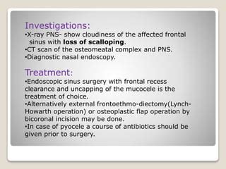 Complications of sinusitis | PPT