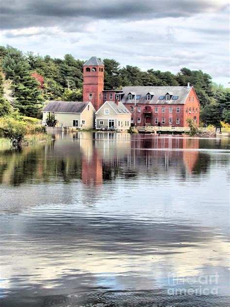 Sparhawk Mill Yarmouth Maine Photograph by Elizabeth Dow