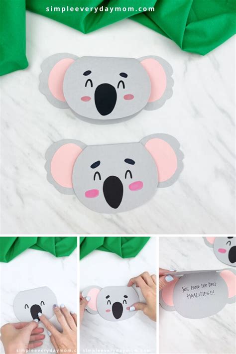 Koala Card Craft For Kids