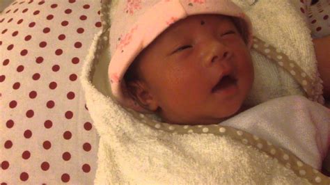 Newborn Baby smiling while sleeping - YouTube