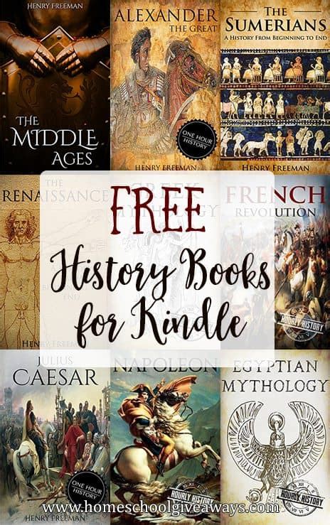 FREE History Books for Kindle - Homeschool Giveaways