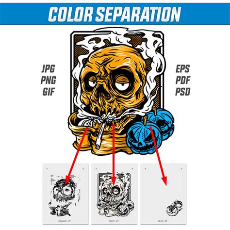 Color Separation for Screen Printing and Art Color Seps, Photoshop, PSD, AI, T-shirt Design ...