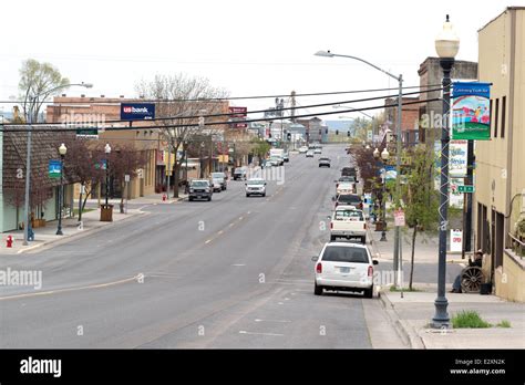 Downtown Burns, Oregon Stock Photo - Alamy