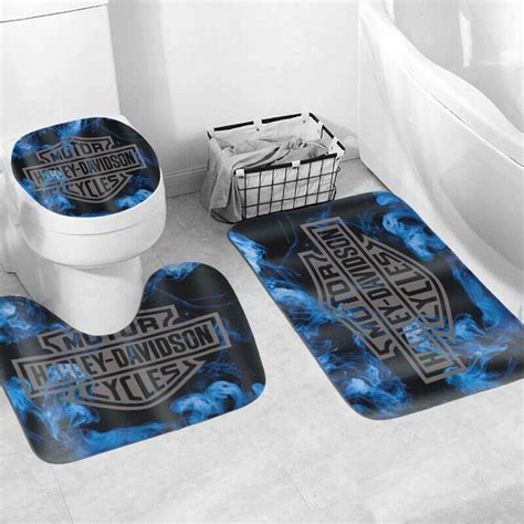 Harley Davidson Motorcycle Bathroom Decor Set NABB30 – somebodyshop