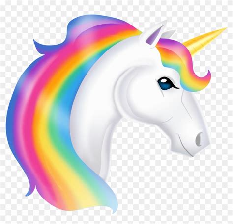 Unicorn Kawaii Cute Rainbow Clipart - Draw-thevirtual