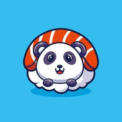 Panda Sushi Vector Art, Icons, and Graphics for Free Download