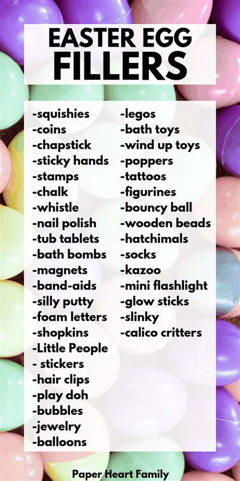 75 Easter Egg Fillers For Toddlers (Non-Candy Ideas!)