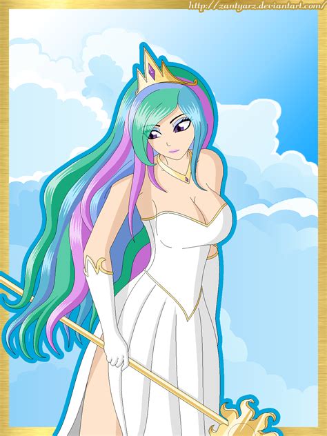 Princess Celestia Human by ZantyARZ on DeviantArt