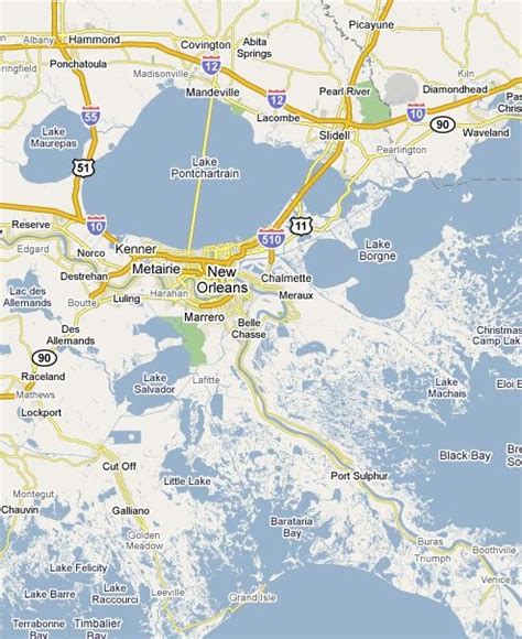 Lake Pontchartrain Causeway Map I am 1000% satisfied with th | Lake ...