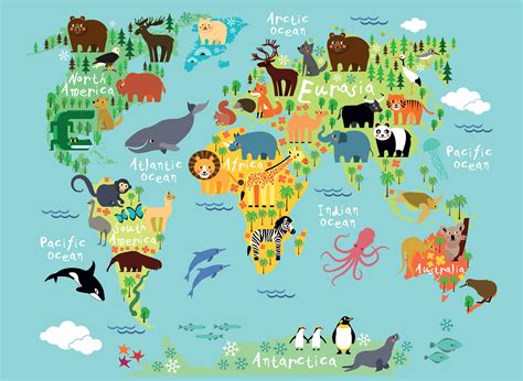 Printable World Map For Kids | Images and Photos finder