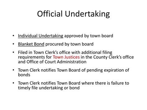 PPT - Town Clerk Duties and Legal Responsibilities PowerPoint Presentation - ID:3742762