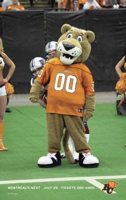 Leo the Lion, BC Lions mascot. | Sports, Sports advertising, Canadian football league