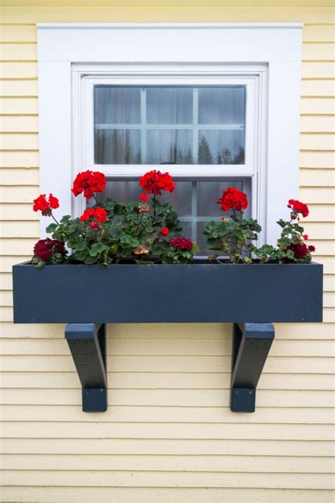 Surprisingly Easy Farmhouse Window Flower Boxes DIY