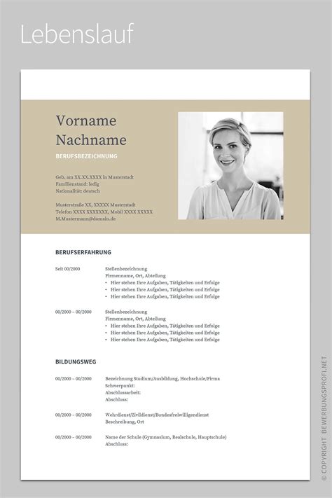 Bewerbung Vorlage Doc