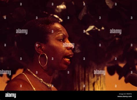 The talented jazz singer Nina SIMONE. - 1977 - France / Ile-de-France ...