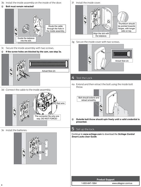 Schlage Deadbolt Instructions | Bruin Blog