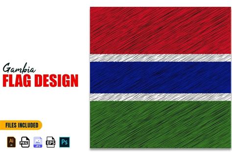 18 February Gambia Independence Day Flag Design