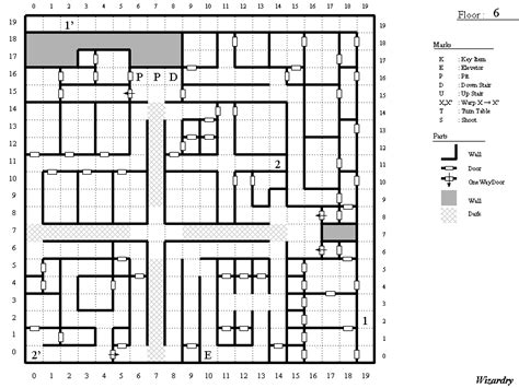 Wizardry Fan Page by Snafaru - Proving Grounds of the Mad Overlord Maps