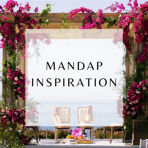 Mandap Inspiration | Wedding ceremony decorations, Wedding ceremony ...