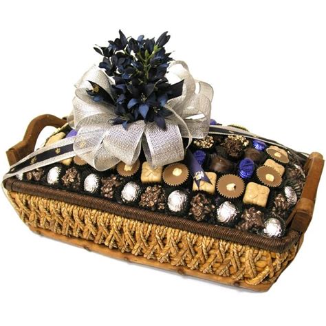 Hanukkah Gourmet Truffle Basket • Hanukkah (Chanukah) Gift Baskets ...