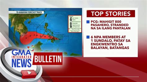 Bagyong Kabayan, posibleng dalawang beses na mag-landfall | GMA ...