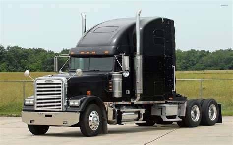 Freightliner black truck wallpaper - Car wallpapers - #50060