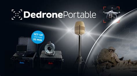 Dedrone launches DedronePortable counter drone kit in response to ...