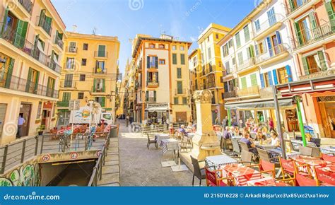 Palma De Mallorca Old Town, Spain Editorial Stock Photo - Image of ...