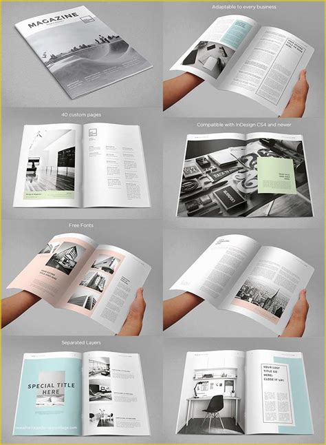 Free Magazine Layout Templates Of 20 Magazine Templates with Creative Print Layout Designs ...