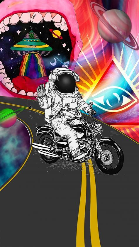 Trippy, astronaut, crazy, psicodelia, wild, HD phone wallpaper | Peakpx