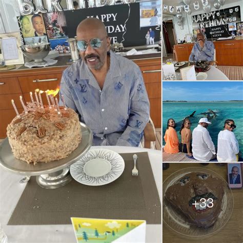 Steve Harvey celebrated his 66th birthday on luxury yacht with family