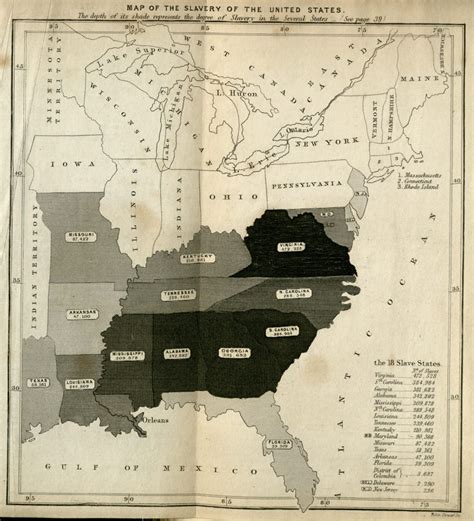 "Map of the Slavery of the United States." · OnView