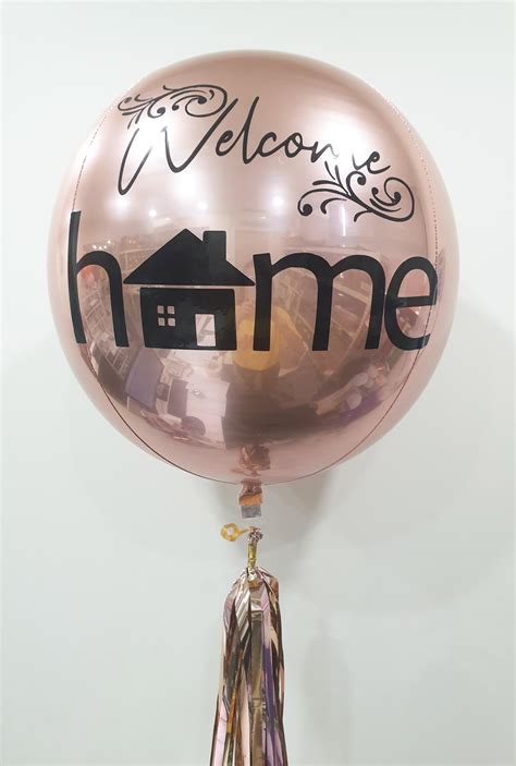 Welcome Home Orbz Balloon : Helium Balloons Offer in Singapore | Birthday Balloon & Party Supplies