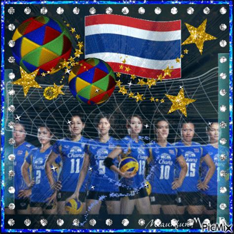 Thailand Women's National Volleyball Team - GIF animé gratuit - PicMix