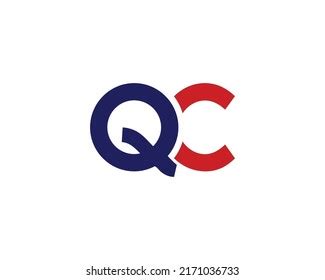 Qc Logo Design Vector Template Stock Vector (Royalty Free) 2171036733 ...